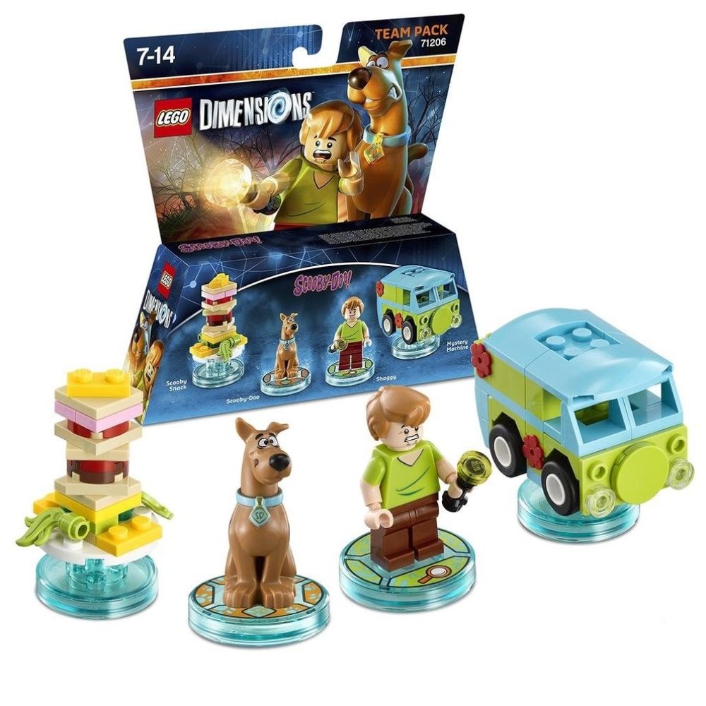 [NEW] Scooby Doo LEGO Toys Team Pack - Shaggy & Scooby Figures Mystery Machine